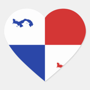 Panama banner hart Sticker