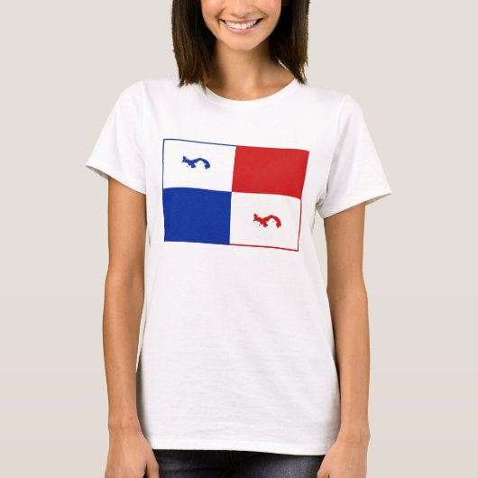 Panama Banner x Map T-shirt (Voorkant)