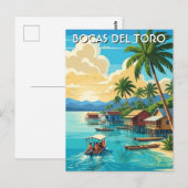 Panama Bocas del Toro Reizen Briefkaart (Voorkant / Achterkant)