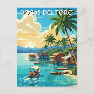 Panama Bocas del Toro Reizen  Briefkaart