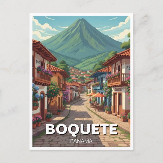 Panama Boquete Reizen Briefkaart (Voorkant)