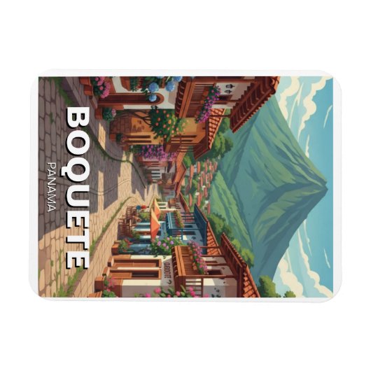 Panama Boquete Reizen Magneet (Horizontaal)