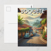 Panama Boquete Travel Briefkaart (Voorkant / Achterkant)