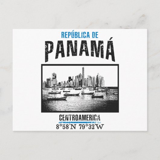 Panama Briefkaart (Voorkant)