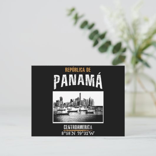 Panama Briefkaart (Staand voorkant)