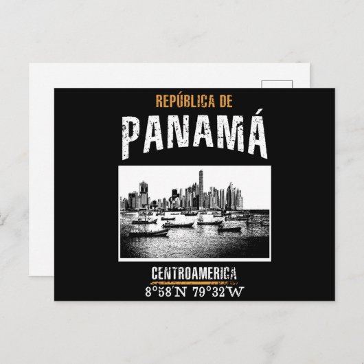 Panama Briefkaart (Voorkant / Achterkant)