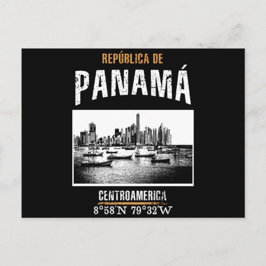 Panama Briefkaart (Voorkant)