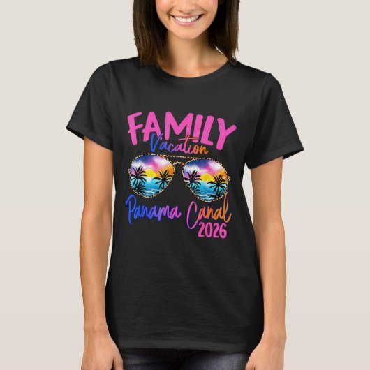 Panama C Vacation 2026 Souvenir Matching Family Gr T-shirt (Voorkant)