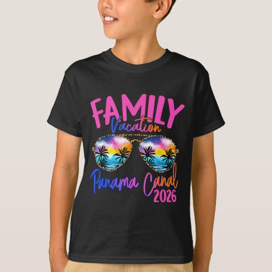 Panama C Vacation 2026 Souvenir Matching Family Gr T-shirt (Voorkant)