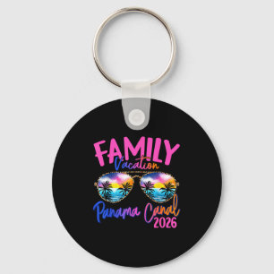 Panama C Vakantie 2026 Souvenir Overeenkomende Fam Sleutelhanger