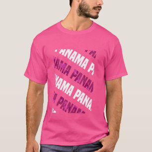 Panama Camo Patroon Roze Camouflage T-shirt