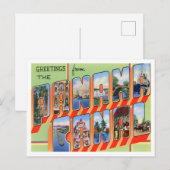 Panama Canal  Big Letters Briefkaart (Voorkant / Achterkant)