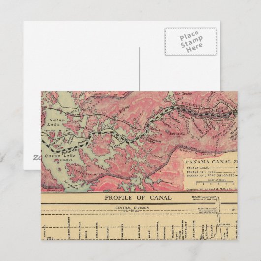 Panama Canal Briefkaart (Voorkant / Achterkant)