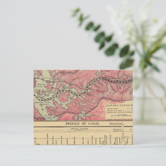 Panama Canal Briefkaart (Staand voorkant)