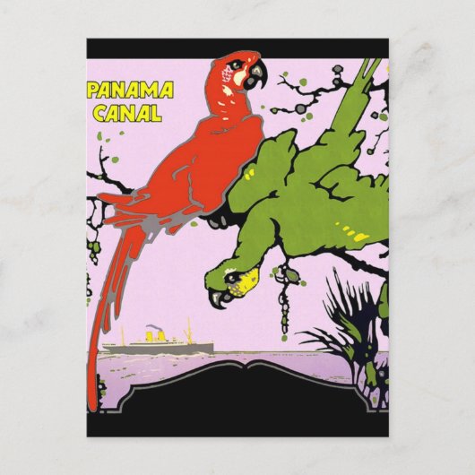  Panama Canal Briefkaart (Voorkant)