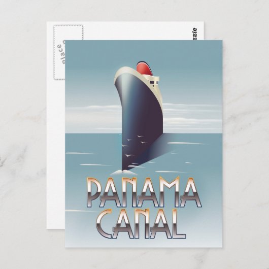 Panama Canal Briefkaart (Voorkant / Achterkant)