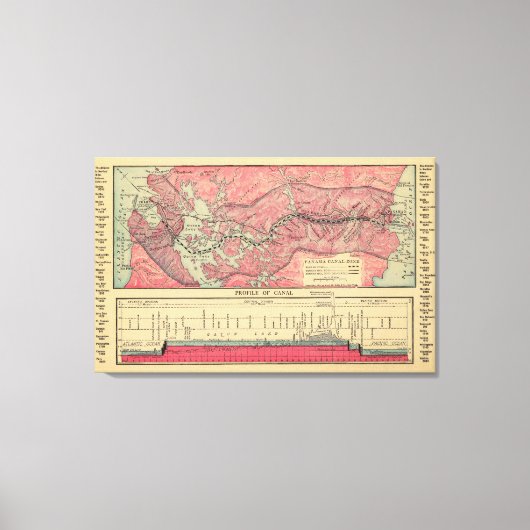 Panama Canal Canvas Afdruk (Voorkant)