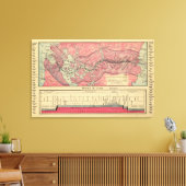 Panama Canal Canvas Afdruk (Insitu (Woonkamer))