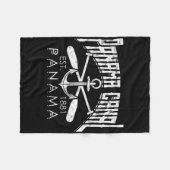 Panama Canal - Central America Pacific Ocean Trave Fleece Deken (Voorkant (Horizontaal))