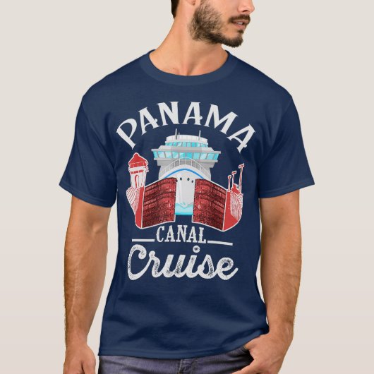 Panama Canal Cruise Mannen Vrouwen Jongens en meis T-shirt (Voorkant)