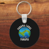 Panama Canal Est.1881  Sleutelhanger (Voorkant)
