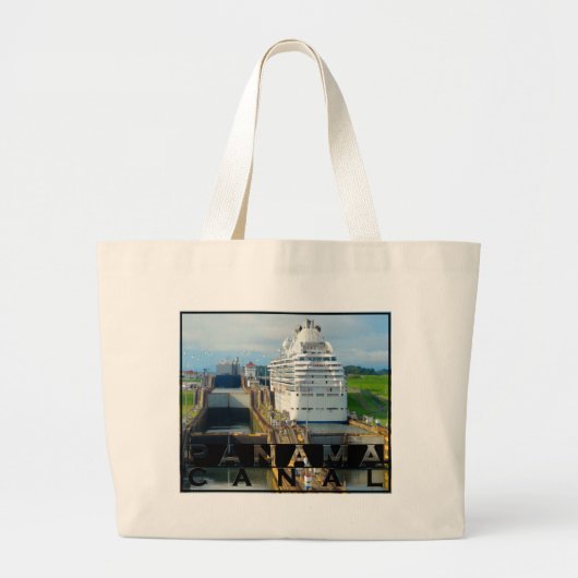 Panama Canal Grote Tote Bag (Voorkant)