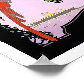 Panama Canal Latijns-Amerika Ship Vintage Travel Poster (Hoek)