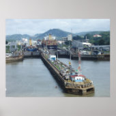 Panama Canal Lock Poster (Voorkant)