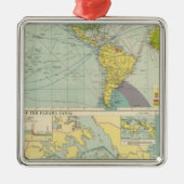 Panama Canal Metalen Ornament (Voorkant)