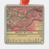 Panama Canal Metalen Ornament (Voorkant)