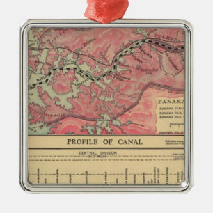 Panama Canal Metalen Ornament