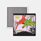 Panama Canal Parrots Magneet (Voorkant / Achterkant)