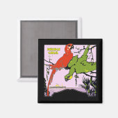 Panama Canal Parrots Magneet (Voorkant / Achterkant)