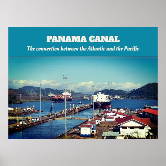 Panama Canal Poster (Voorkant)