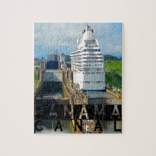 Panama Canal Souvenir Legpuzzel (Verticaal)