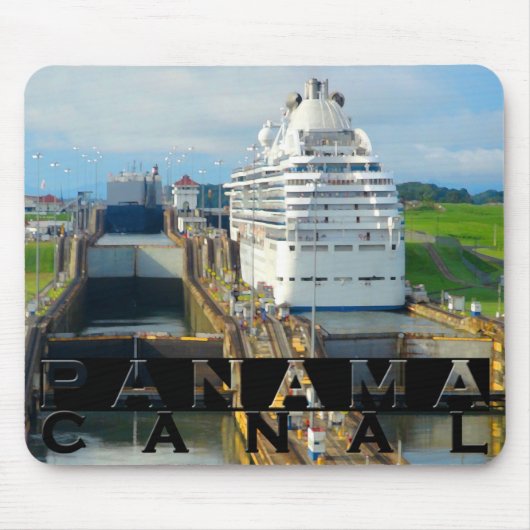 Panama Canal Souvenir Muismat (Voorkant)