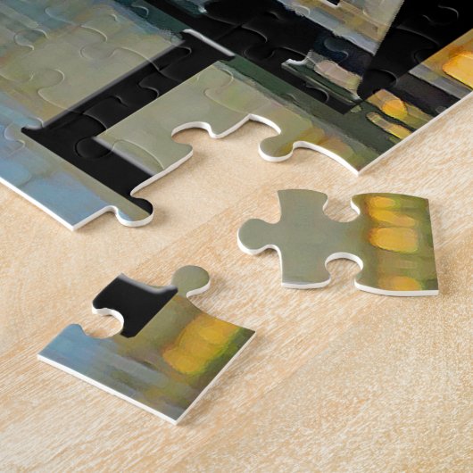 Panama Canal Square Puzzle Legpuzzel (Zijkant)