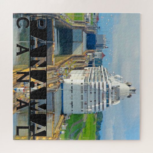 Panama Canal Square Puzzle Legpuzzel (Horizontaal)