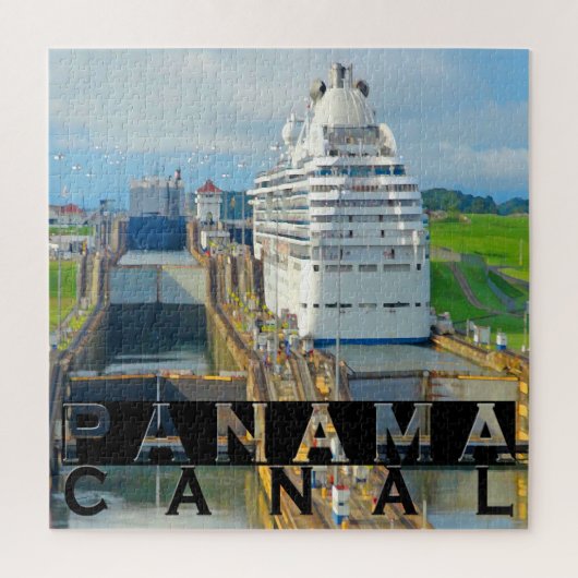 Panama Canal Square Puzzle Legpuzzel (Verticaal)