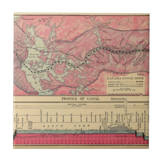 Panama Canal Tegeltje (Voorkant)