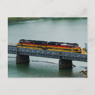 Panama Canal Train Briefkaart