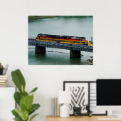 Panama Canal Train Poster (Thuiskantoor)