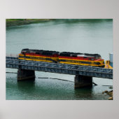 Panama Canal Train Poster (Voorkant)