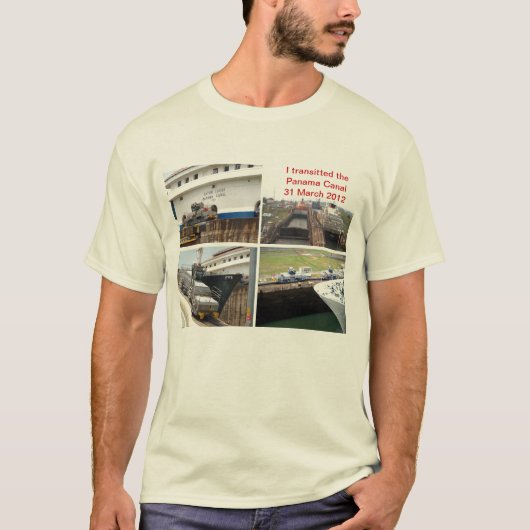 Panama Canal Transit T-shirt (Voorkant)