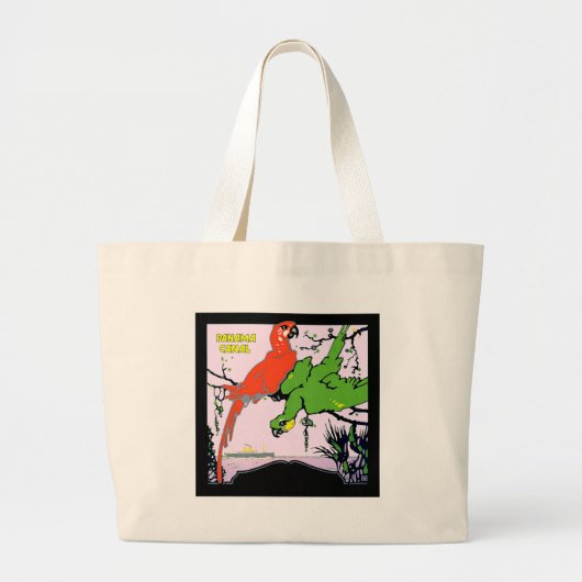 Panama Canal Travel Grote Tote Bag (Voorkant)