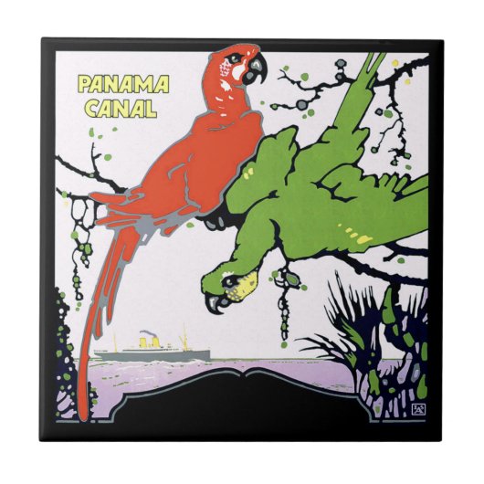  Panama Canal Travel Tegeltje (Voorkant)
