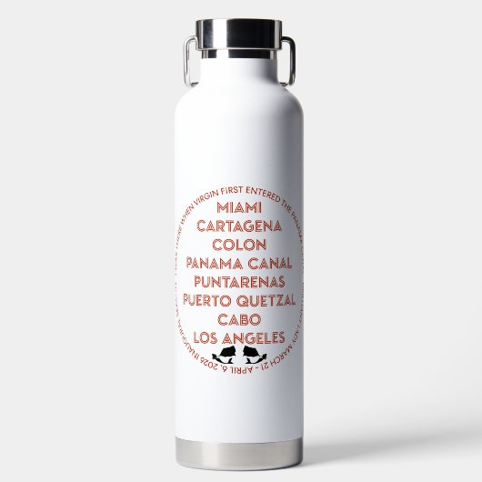 Panama Canal Water Bottle Waterfles (Voorkant)