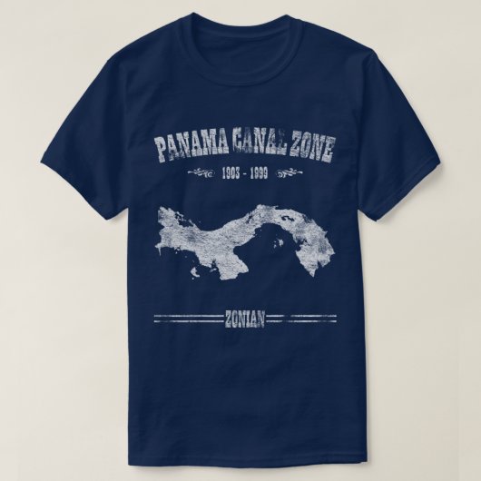 Panama Canal Zone, 1903 - 1999 & Zonian T-shirt (Design voorkant)