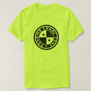 Panama Canal Zone Circle Design T-shirt