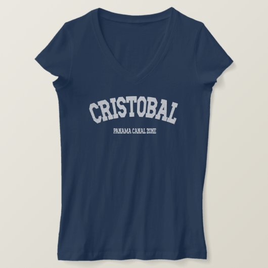 Panama Canal Zone: Cristobal Sweatshirt T-Shirt (Design voorkant)